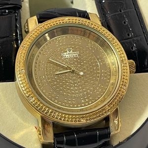 Large vintage, diamond master watch.